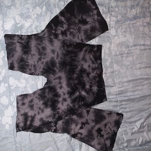 Tie dye flare pants